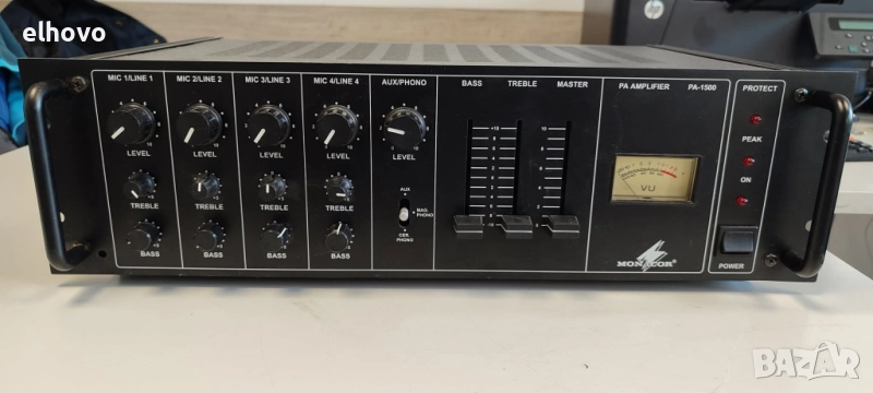 Усилвател Monacor PA-1500, снимка 1