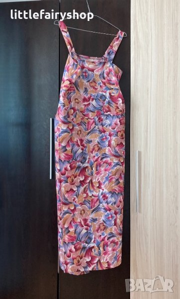 Асиметрична лятна рокля с презрамки, снимка 1