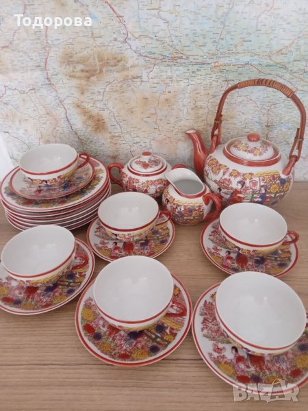 Японски порцеланов сервиз , снимка 1