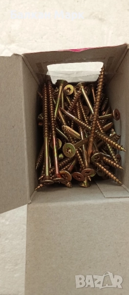 ВИНТОВЕ ЗА ДЪРВО 4.5х80 TORX – ХРОМАТИРАНИ Опаковки: 100 бр. , снимка 1