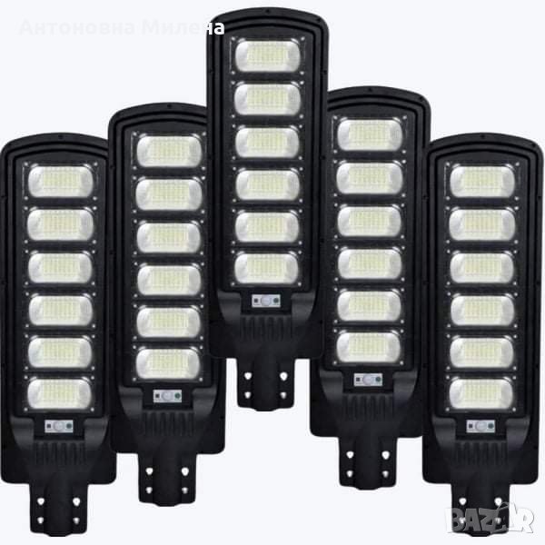 Комплект от 5бр. 750W LED Соларна улична лампа Cobra с дистанционно, снимка 1