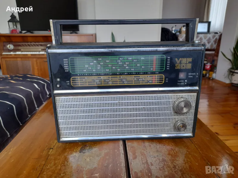 Старо Радио ВЕФ,VEF 206, снимка 1