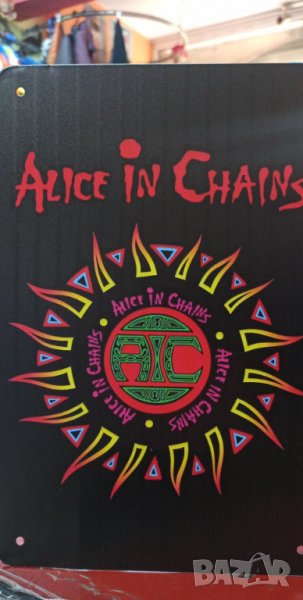 Alice in Chains-Метална табела (плакет) , снимка 1