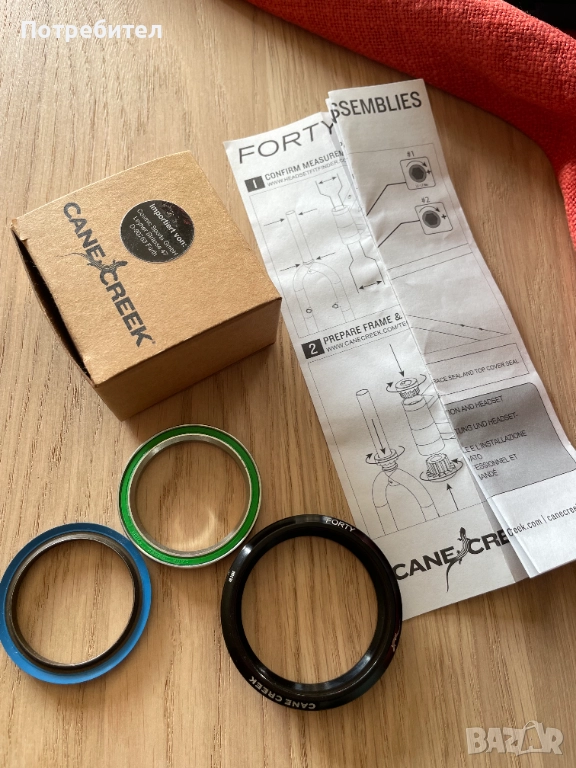 НОВО Cane creek 40 ZS56 40 долна чаша (headset), снимка 1