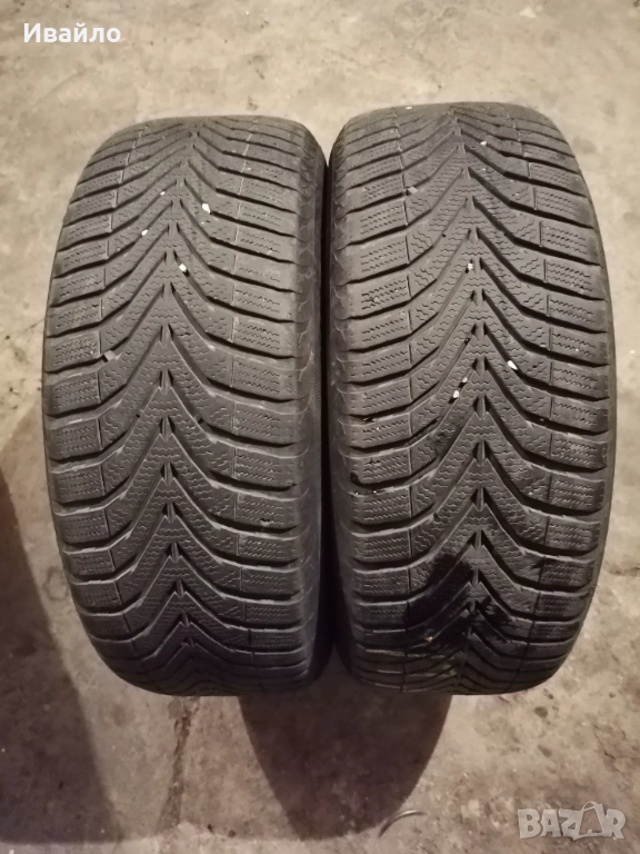 Продавам 2 броя зимни гуми 205.55.16 на 1 сезон дот 2019 Vresstain , снимка 1
