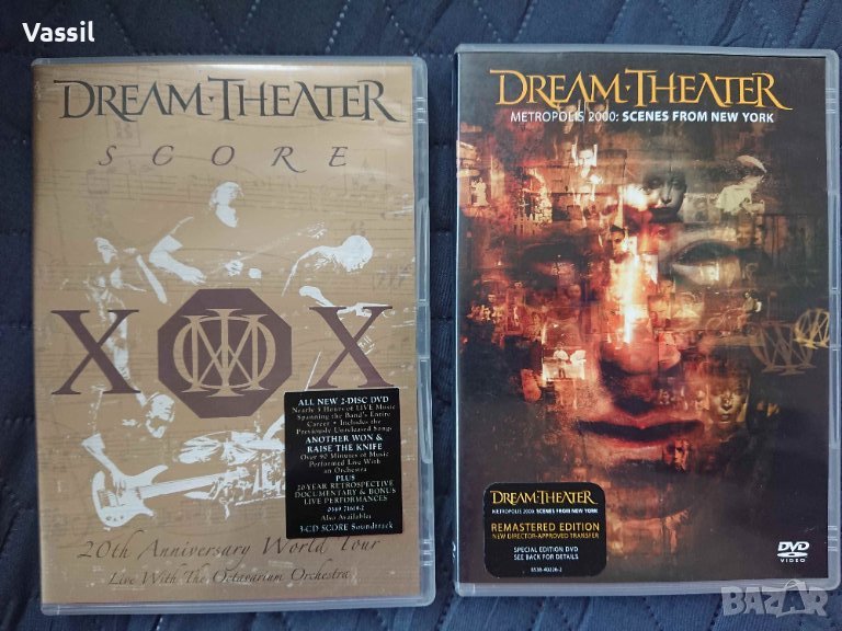 VHS James Brown Metallica DJ Bobo DVD RUSH Bon Jovi Dream Theater Blu Ray LIVE концерти филми, снимка 1