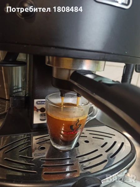 Кафе машина Делонги с ръкохватка крема диск работи перфектно и прави супер кафе с каймак  , снимка 1