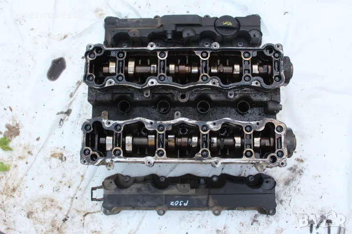 Глава Пежо 307 Ситроен  1.6i Peugeot 307 1.6 бензин с валове и капаци TU5JP4, снимка 1