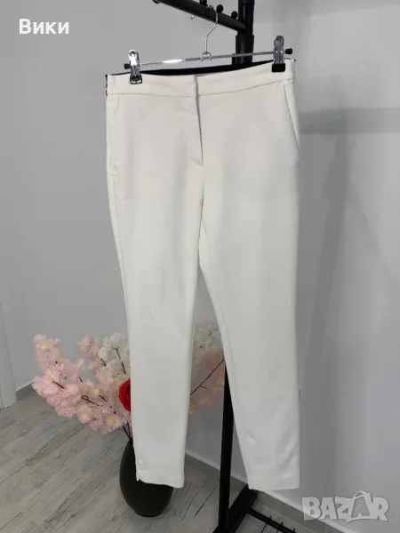 Бял панталон Zara, размер XS, снимка 1