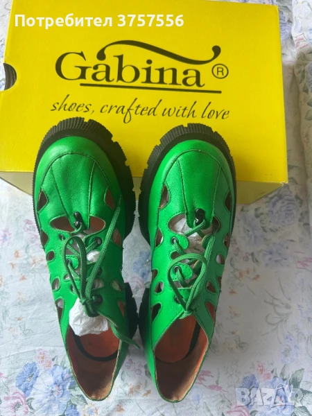 Обувка-сандал естествена кожа на Gabina, снимка 1