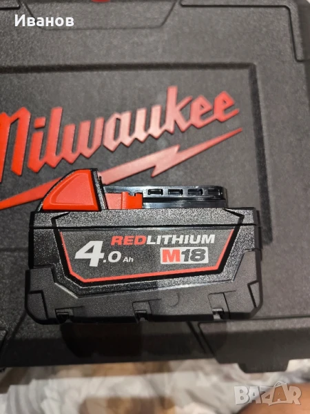 Батерия Milwaukee M18B4 4Ah, снимка 1