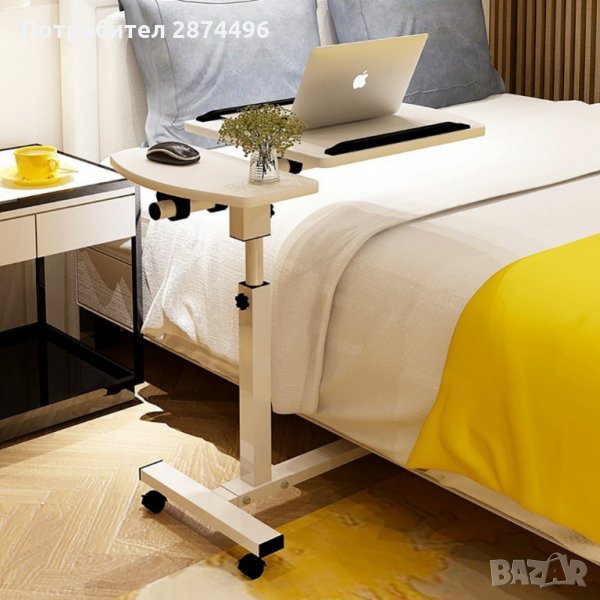 0532 маса за лаптоп с колела, снимка 1