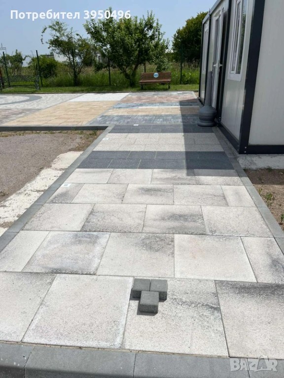 Павета Сити топ 10х10х6см, цвят: сив - #Semmelrock, снимка 1