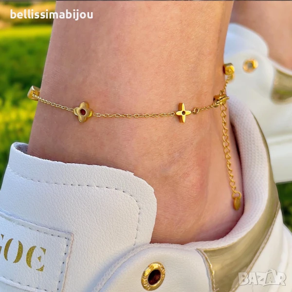 Дамска Гривна за Глезен от Стомана, снимка 1