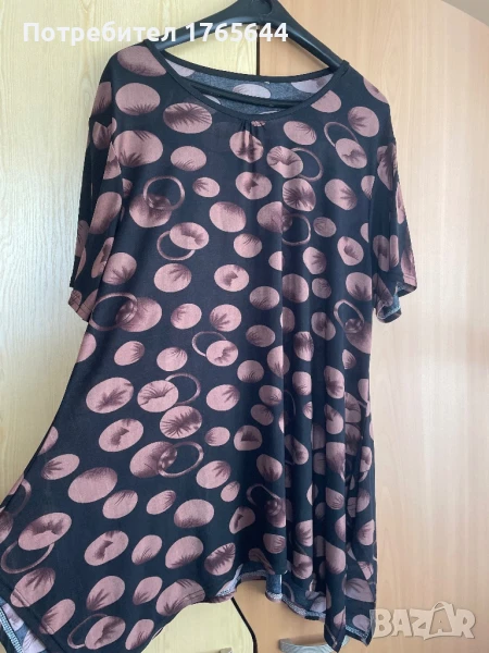 Дамска тениска голям размер , снимка 1