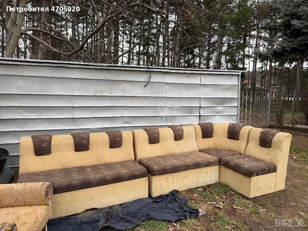 Ъглов диван+единичка канапе, снимка 1