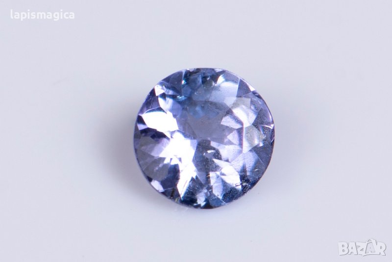 Танзанит 0.21ct 3.7mm кръгла шлифовка #6, снимка 1