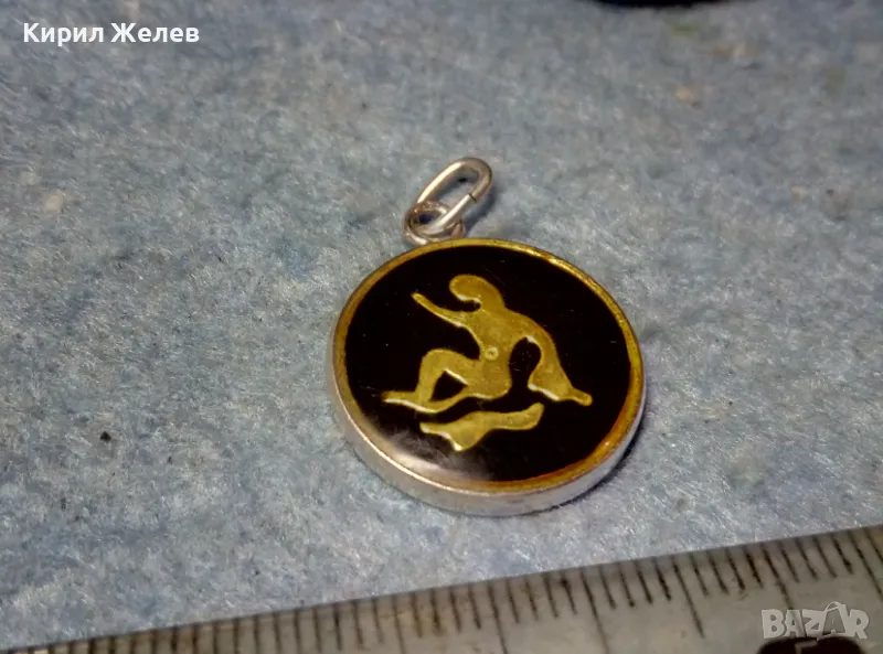 СТИЛЕН ЗОДИАКАЛЕН СРЕБЪРЕН МЕДАЛЬОН ЗОДИЯ ДЕВА СРЕБРО ВИСОКА ПРОБА 49417, снимка 1