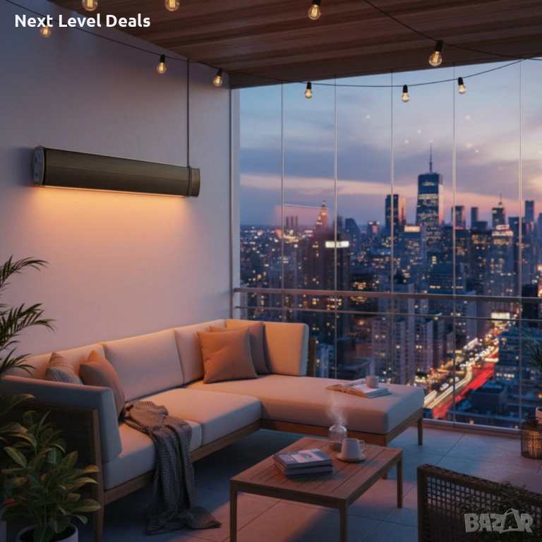 🔥 Отоплител Cityline Heatbar – комфорт у дома и навън, снимка 1