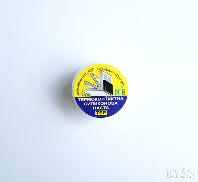 Българска термоконтактна силиконова паста TSP 10g, снимка 1