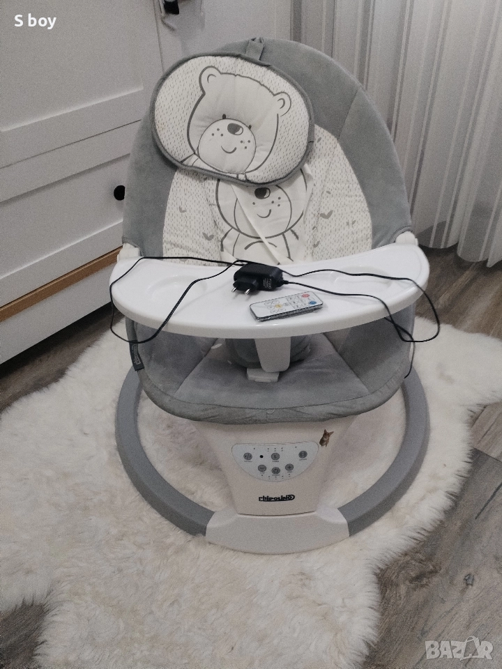електрическа детска люлка , снимка 1
