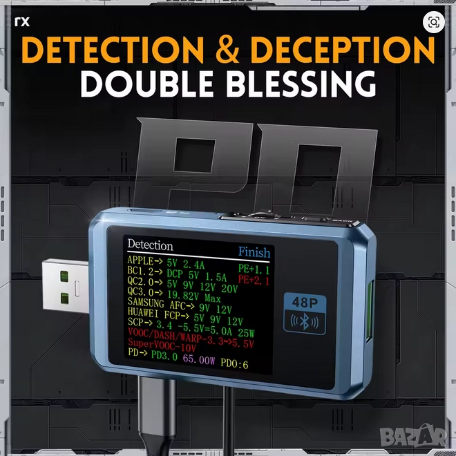 FNIRSI FNB48P USB Tester, снимка 1