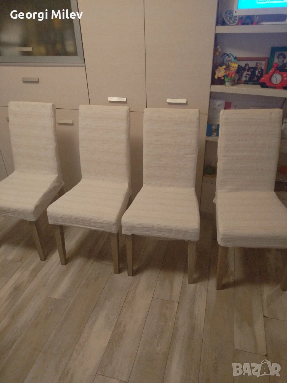 Ъглов диван с подарък 4 стола , снимка 1