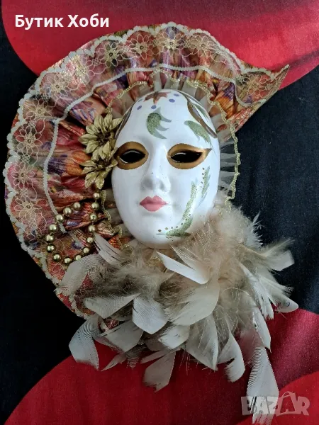 Винтидж венецианска маска, снимка 1