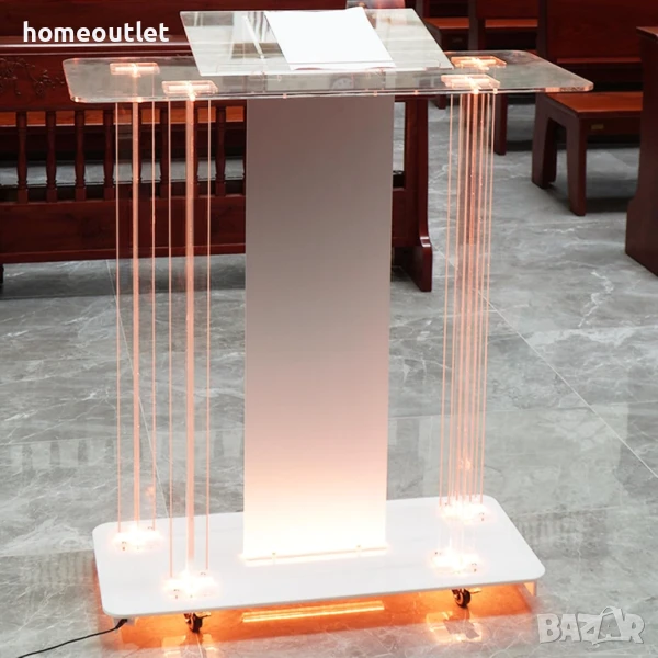 ПРОМОЦИЯ Катедра / подиум от акрил с вградено осветление - YKLJT-SRSZ-X, снимка 1