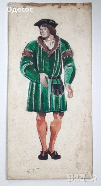 Стара картина на худ. Асен Попов /1895-1976/, снимка 1