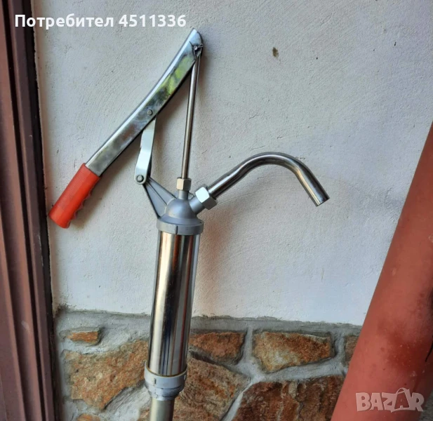 Ръчна помпа за източване на масло от варели, снимка 1