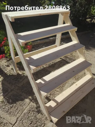 Етажерка цветарник, снимка 5 - Декорация за дома - 47709780