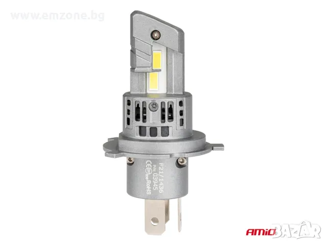 Комплект 2бр. Диодни крушки H4 LED 6000K 44W Canbus, снимка 4 - Аксесоари и консумативи - 48143672