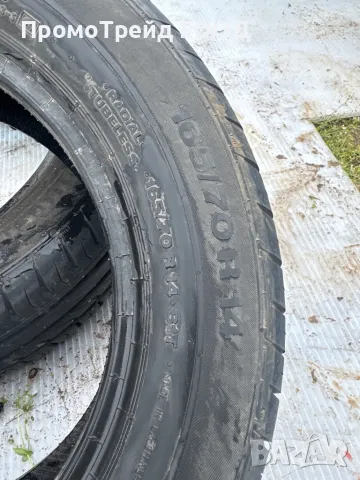Два броя летни гуми гума Континентал Continental 165/70 R14 14”, снимка 2 - Гуми и джанти - 49959043