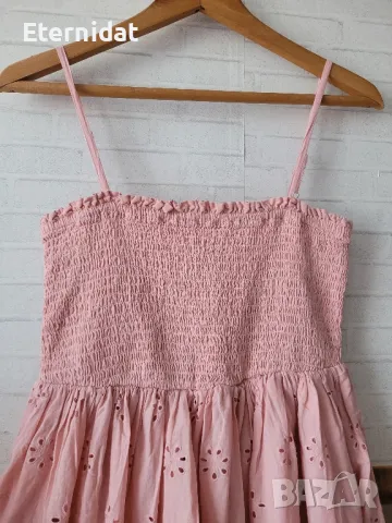 Розова рокля , снимка 3 - Рокли - 49582457