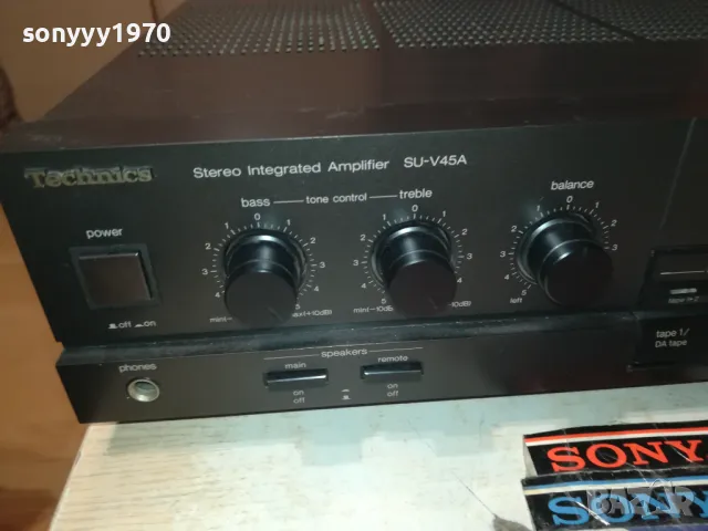 technics su-v45a stereo amplifier-made in japan-внос swiss 2505250829, снимка 2 - Ресийвъри, усилватели, смесителни пултове - 50416968