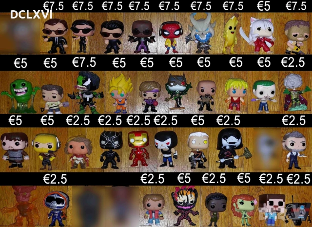 Funko Pop Колекция БЕЗ КУТИИ - Batman, Walking Dead, Anime и други, снимка 4 - Колекции - 52576689