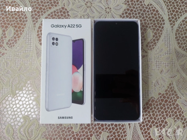 Samsung Galaxy A22 5G, 128GB, Violet (Лилав), Dual SIM