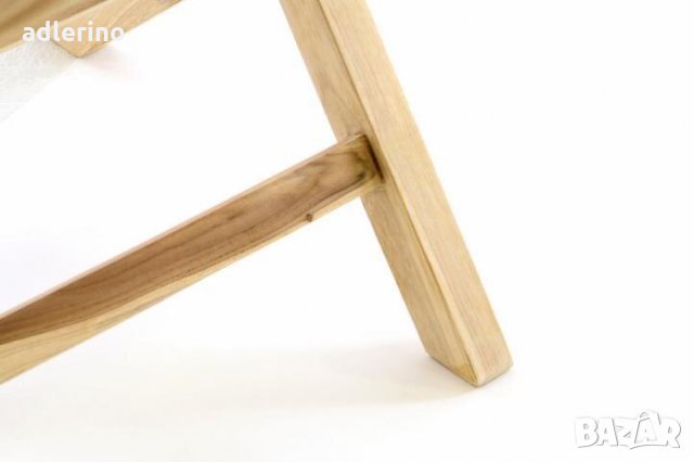 Сгъваем дървен стол, къмпинг сгъваем стол, сгъваем стол за градина, снимка 3 - Градински мебели, декорация  - 34313819