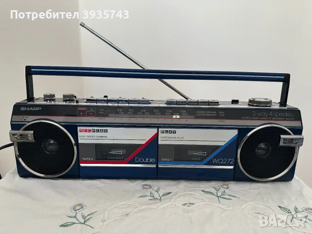Sharp wq 272 Japan Промоция , снимка 10 - Радиокасетофони, транзистори - 56354459