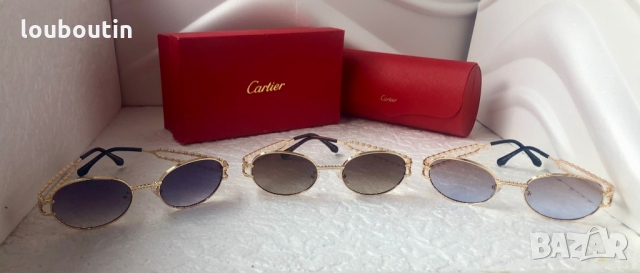 Cartier 2022 унисекс слънчеви очила елипса дамски мъжки, снимка 14 - Слънчеви и диоптрични очила - 36106871