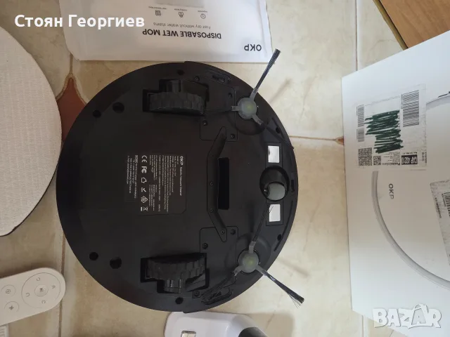 Робот прахосмукачка, OKP K5 Pro, всмукателна мощност 5000Pa, WiFi/контрол от приложение, безжична, снимка 3 - Прахосмукачки - 55742325