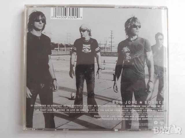 Bon Jovi - Bounce - оригинален диск музика, снимка 3 - CD дискове - 53524508