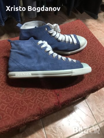 Дамски кожени кецове ,,PRADA” номер 36,5, снимка 2 - Кецове - 41043910