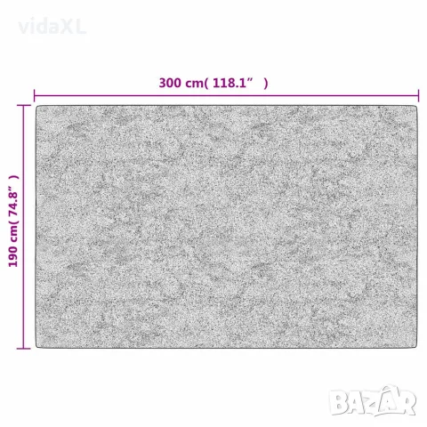 vidaXL Килим, миещ се, пачуърк, 190x300 см, пъстър, снимка 6 - Килими - 56147103