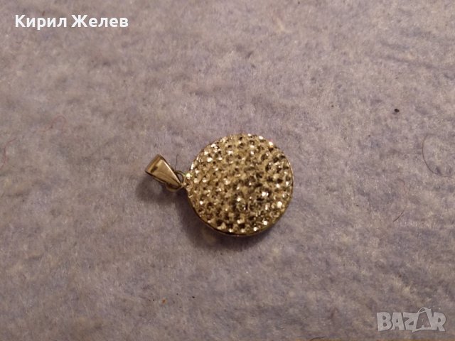 ИЗИСКАН СРЕБЪРЕН МЕДАЛЬОН СРЕБРО 925 с БЯЛ ЕМАЙЛ и КРИСТАЛЧЕТА 36407, снимка 13 - Колиета, медальони, синджири - 39547791