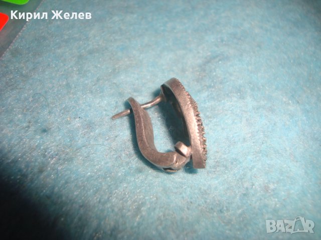 СТАРА МАРКАЗИТЕНА СРЕБЪРНА СКЪПОЦЕННА ОБЕЦА СРЕБРО 925 АНГЛИЯ ЮВЕЛИРНА ВИНТИДЖ АРТ ДЕКО БИЖУ 25963, снимка 9 - Обеци - 35820791