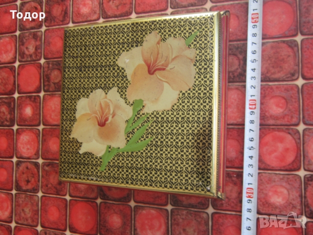 Страхотна литографска ламаринена кутия , снимка 2 - Колекции - 36076215