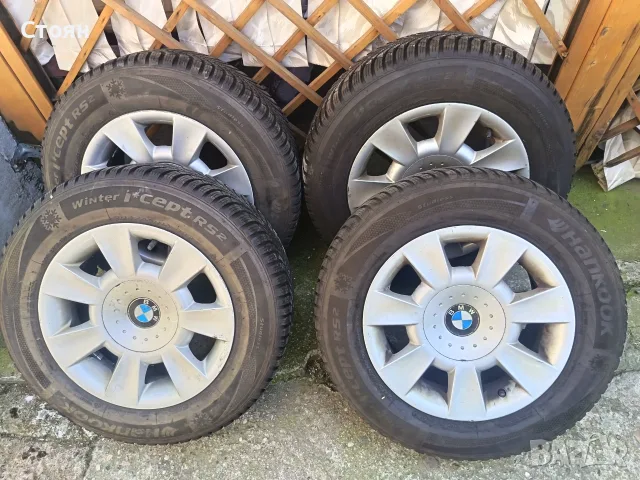 Алуминиеви джанти BMW с перфектни гуми 205/65/15