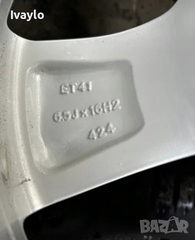 АЛУМИНИЕВА ДЖАНТА SKODA - 3V0601025AC (5X112 ) 6.5Jx16H2 , снимка 3 - Гуми и джанти - 56086252